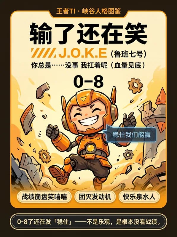 输了还在笑